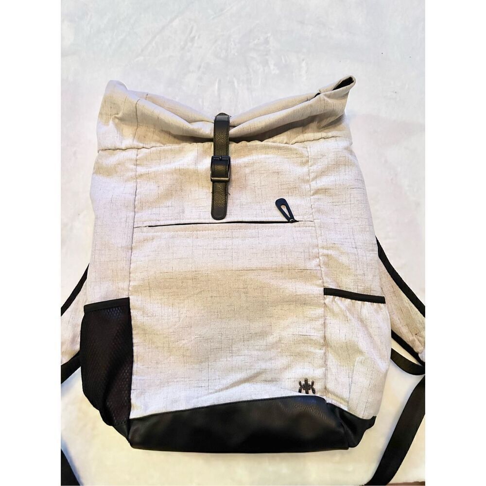 Kyodan activewear backpack - beige and black 